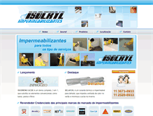 Tablet Screenshot of isocryl.com.br